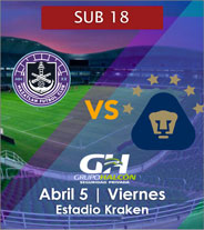 Mazatlán vs Pumas Sub 18 