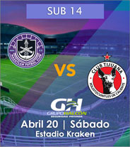 Mazatlán vs Tijuana Sub 14 
