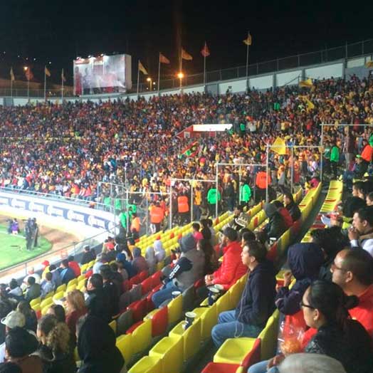 Vista estadio Morelos