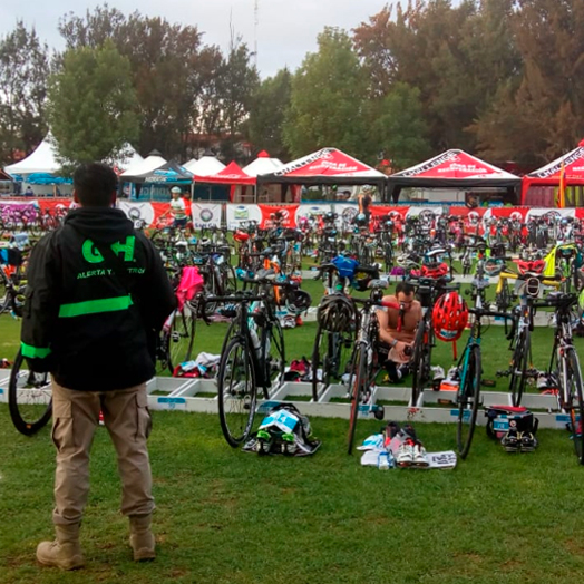 Evento deportivo triathlon